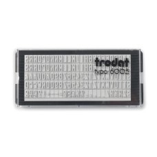 6005 Conj. Letras/Numeros 5Mm Carimbo Typomatic 130942