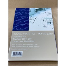 Papel Vegetal A4 90/95 G/M2 C/ 100 Fls (15793)