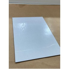 Folha Dupla Face Eva Preta Liner Branco