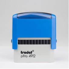 Carimbo 4912 P2 Ideal Azul 202688 47X18Mm